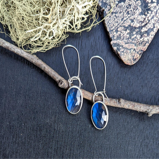 LABRADORITE DROP EARRINGS